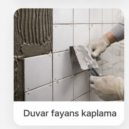 Duvar fayans kaplama