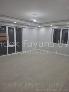 18x118 laminat desenli zemin çalışmamiz | Hendek Fayans Ustası