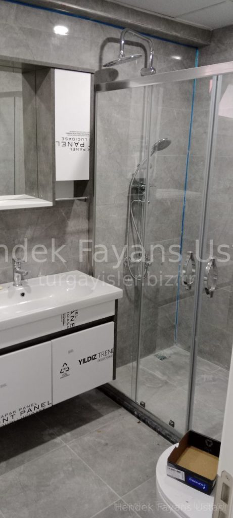 30x90 banyo seramik çalışmamiz | Hendek Fayans Ustası